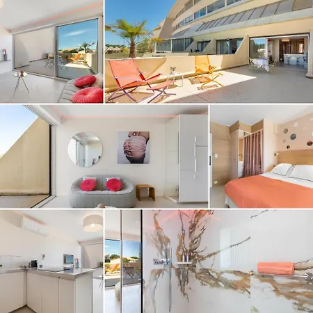 Nest Luxe - Terrasse - Design - à Pied - Parking - Village Naturiste * Agde