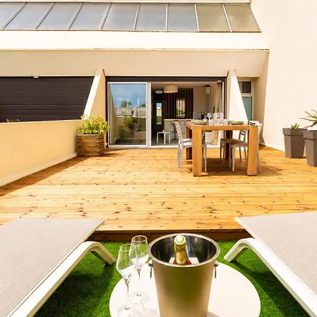 Nest Luxe - Terrasse - Design - A Pied - Parking - Village Naturiste Apartmán Agde